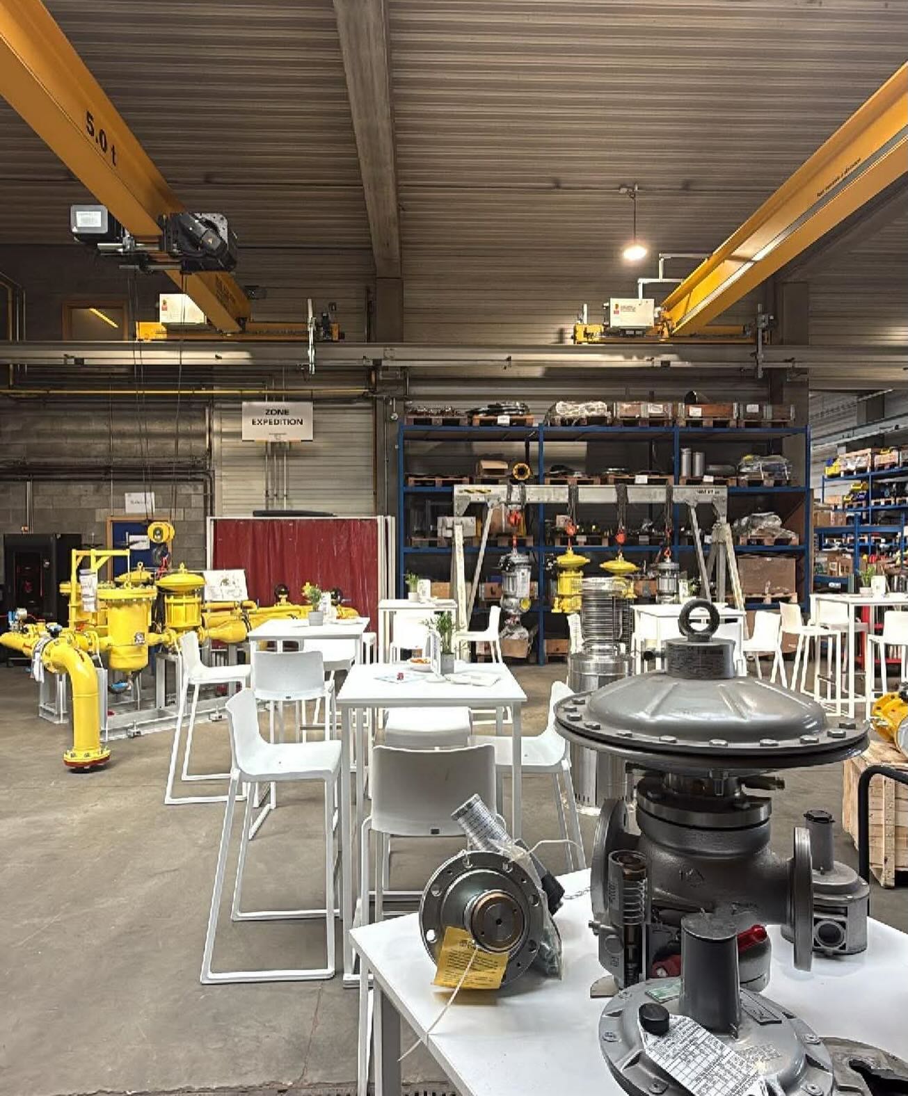 Aménagement événementiel dans un site industriel